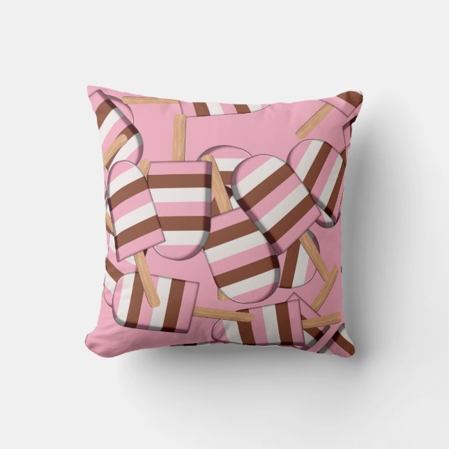 Coussin Bars À Crème Napolitaine 04-Sq Jetant L'Oreiller (Recto)