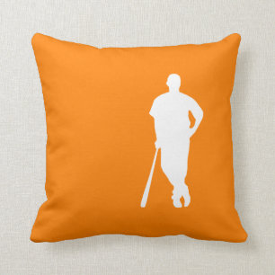 Coussin Baseball orange