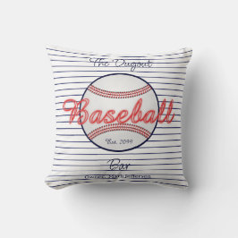 Coussin Baseball Sports Bar Jeu d'oreiller