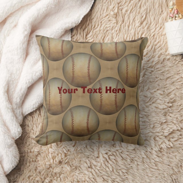 Coussin Baseballs Personnalisé (Couverture)