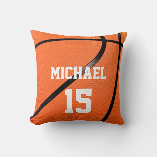 Coussin Basket-ball Votre nom (Recto)