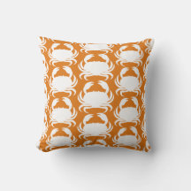 Bassin nautique Motif de crabe blanc orange