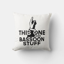 Coussin Bassoon Stuff - Funny Bassoon Music