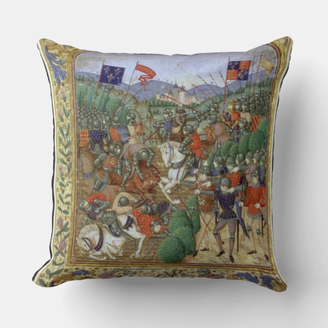 Coussin Bataille d'Agincourt, le 25 octobre 1415 (la (Recto)