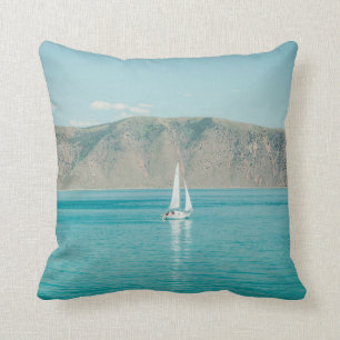 Coussin Bateau à voile de l'Utah de lac bear