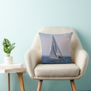 Coussin Bateau à voile du comté de Door - Lake Michigan Bl