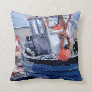 Coussin Bateau avec la balise rouge