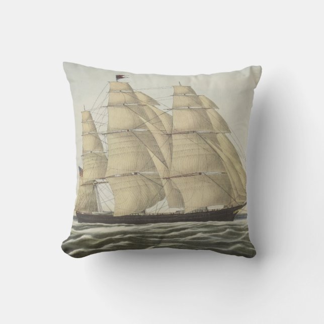 Coussin Bateau de tondeuse, nuage volant (Recto)