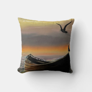 Coussin Bateau Seagull Seagull Flying Thlow