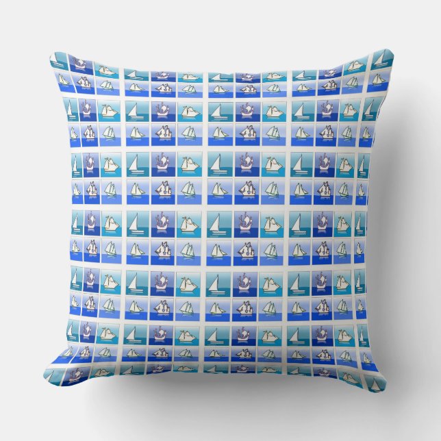Coussin Bateaux (Recto)