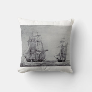 Coussin Bateaux Graphiques de l'Oceanic Trek Art Fin