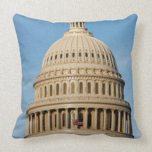 Coussin Bâtiment de capitol tiré au crépuscule