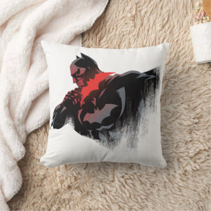 Coussin Batman Batarang cramoisi