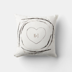 Coussin Bâtons rustiques Branches de brindilles Wreath Pay