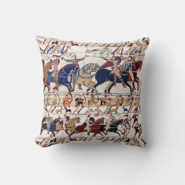 COUSSIN BAYEUX TAPESTRY 1066 NORMAN KNIGHTS AND ARCHERS (Recto)