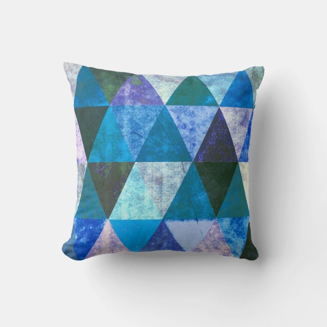 Coussin Bayou bleu (Recto)