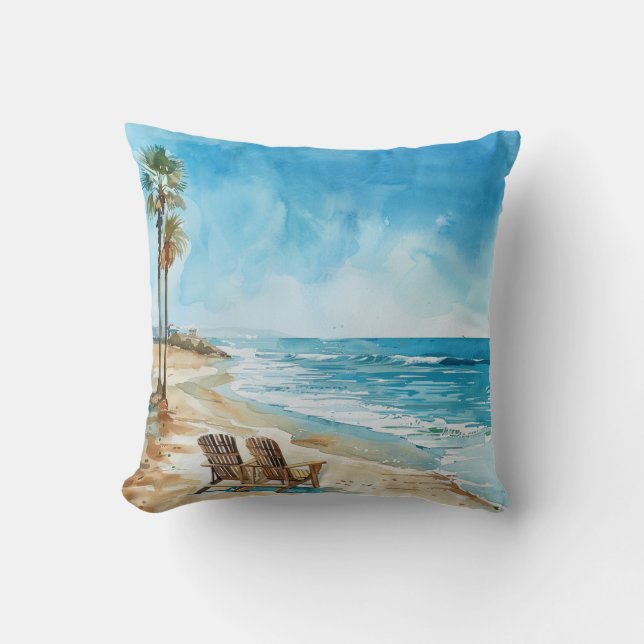 Coussin Beach Scene (Recto)