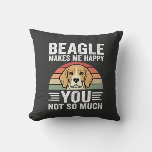 Coussin Beagle Me Rend Heureux Amateur De Chien
