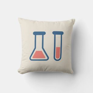 Coussin Beaker & Test Tube Science Themed