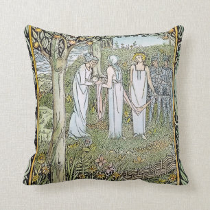Coussin Beardsley : Morte D'Arthur