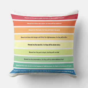 Coussin Beatitudes Palette Jeu d'oreiller