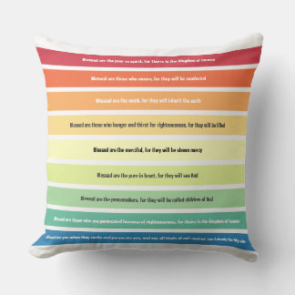 Coussin Beatitudes Palette Jeu d'oreiller