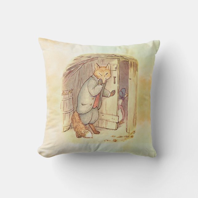Coussin Beatrix Potter, Jemima Puddle Duck (Recto)