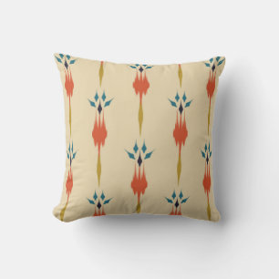 Coussin Beau art ethnique abstrait ikat. Kasur sans coutur