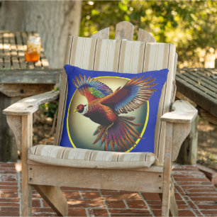 Coussin Beau coq de faisan