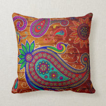 Beau design de paisley multicolore