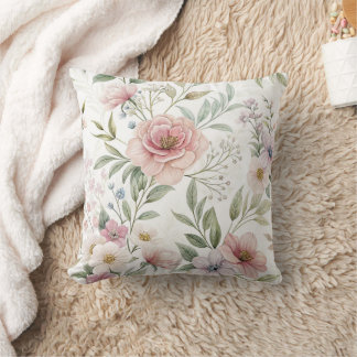 Coussin Beau Motif Fleurs