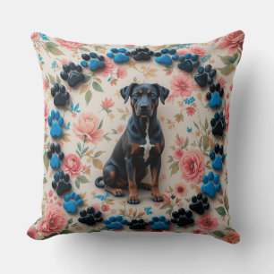 Coussin Beau portrait de chien