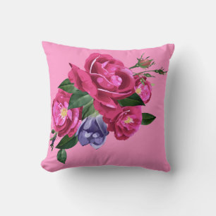 Coussin Beau Sketch Rose Jeu d'oreiller