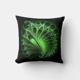 Coussin Beau vert Mandelbrot