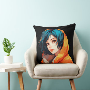 Coussin Beauté Animée Vibrante