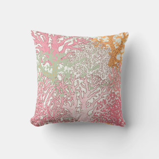 Coussin Beauté du corail : Motif sous-marin Wonderland.