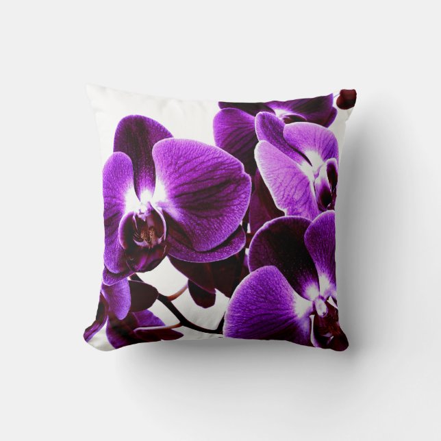Coussin beautés d'orchidée (Recto)
