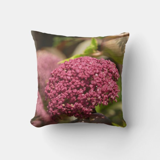 Coussin Beautiful Angelica Flower Throw Pillow (Recto)