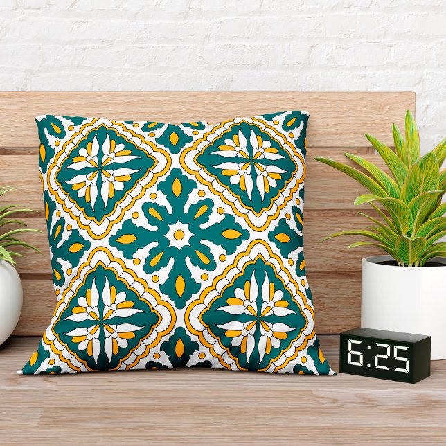 Coussin 💛 💚 Beaux carreaux marocains (Créateur téléchargé)