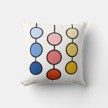 Beaux cercles de pendaison rouge bleu jaune