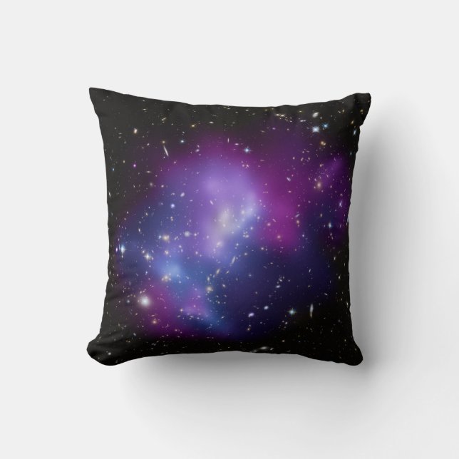 Coussin Beaux groupes cosmiques de galaxie de l'espace (Recto)