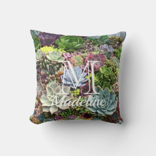 Coussin Beaux succulents