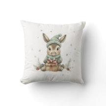 Bébé âne en hiver Père Noël Don 4