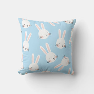 Coussin Bébé Bleu Bleu lapin Décoratif