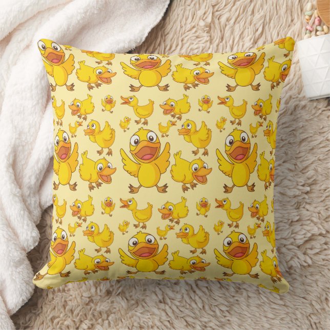 Coussin Bébé Canards Jaunes (Couverture)