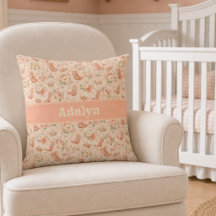 Bébé Fille Pêche Coquette Western Monogramme