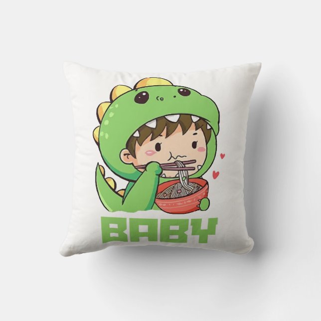 Coussin bébé godzilla (Verso)