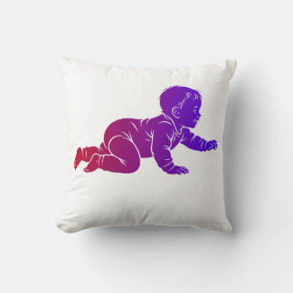 Coussin bébé heureux