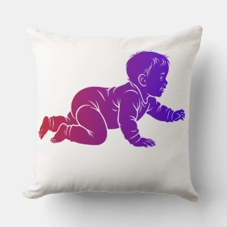 Coussin bébé heureux