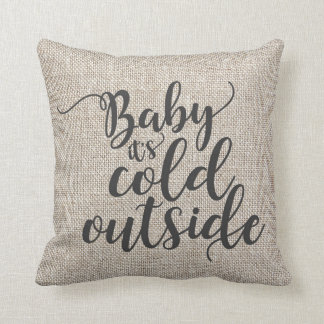 Coussin Bébé Il fait froid dehors